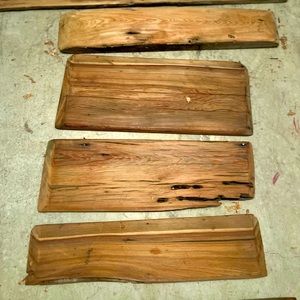 Reclaimed pecky and sinker cypress 1”x12”x3’